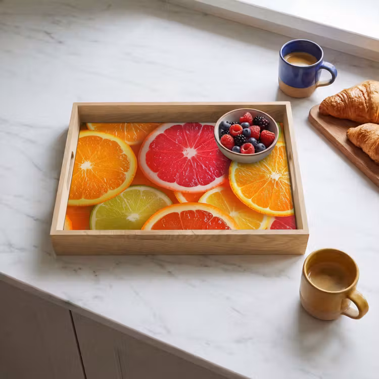 Bandeja - Fruta - Colorido - Primer plano — 3