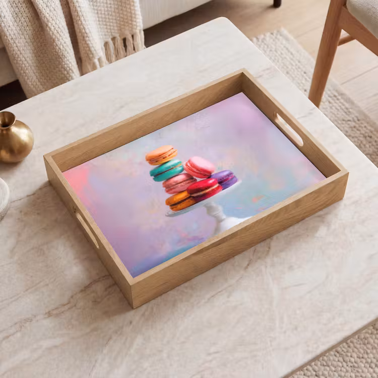 Bandeja - Macarrones - Bol - Pastel - Colorido — 2