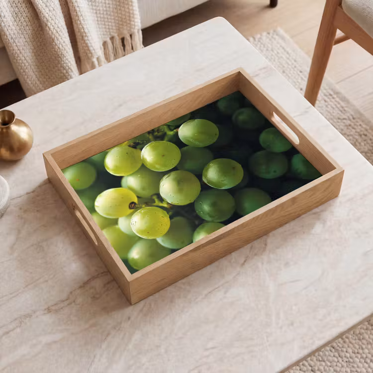 Bandeja - Uvas - Racimo - Verde — 2