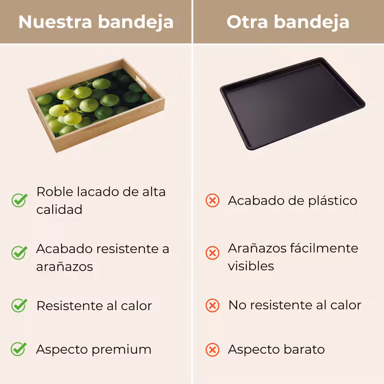 Bandeja - Uvas - Racimo - Verde — 9