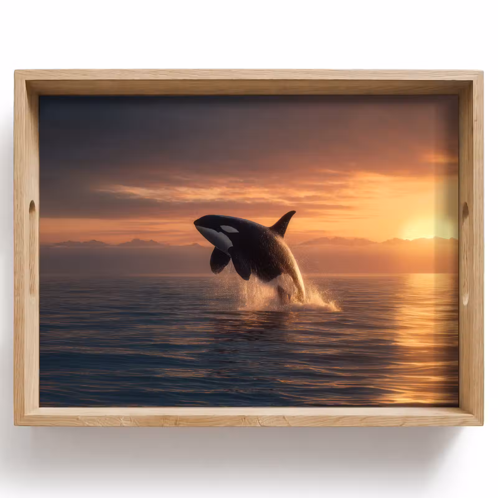 Bandeja - Orca - Mar - Atardecer — 1