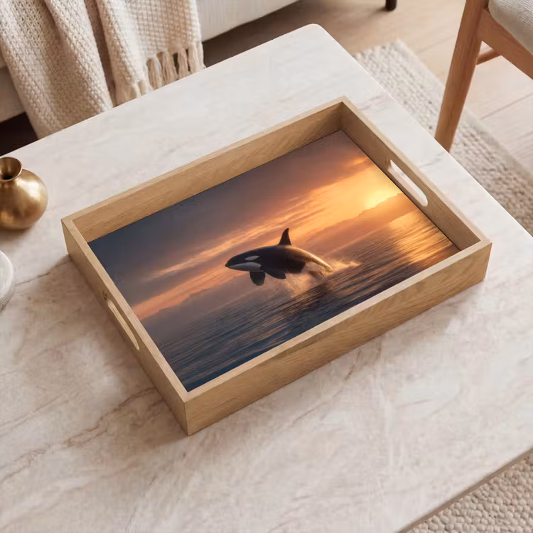 Bandeja - Orca - Mar - Atardecer — 2