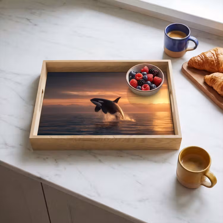 Bandeja - Orca - Mar - Atardecer — 3