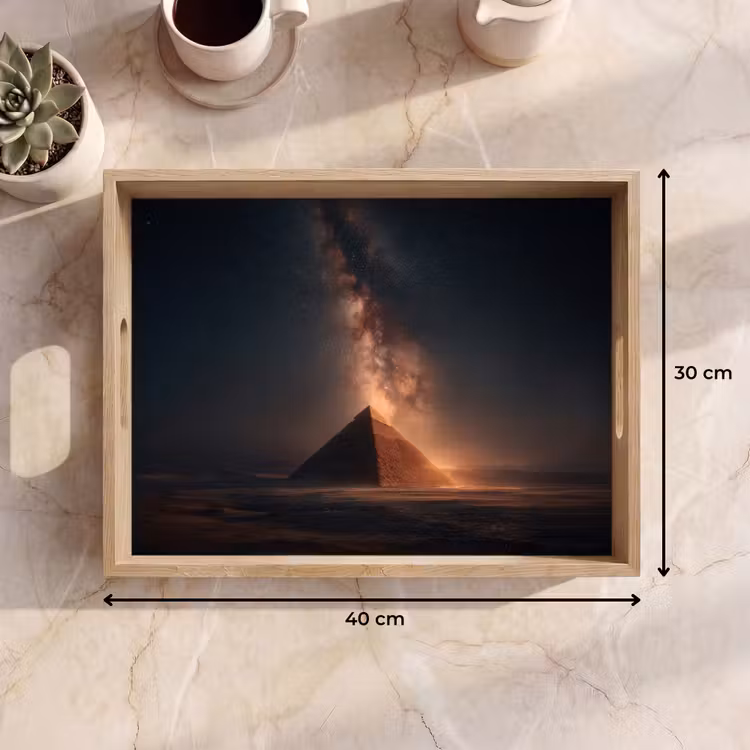 Bandeja - Pirámide - Desierto - Luz — 7