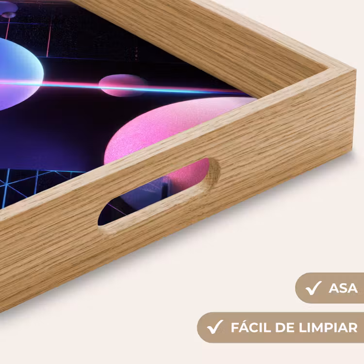 Bandeja - Bombillas - Neón - Líneas - Rosa — 8