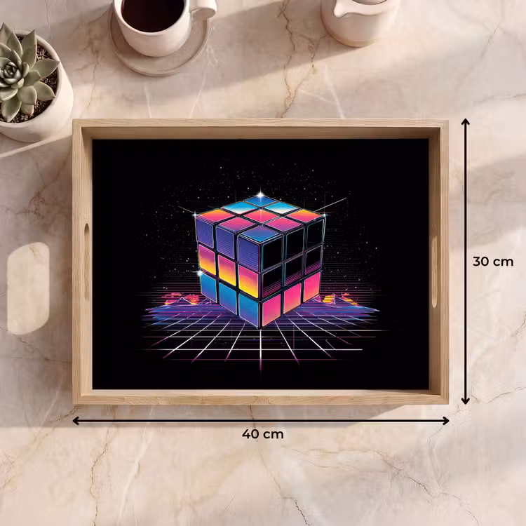 Bandeja - Cubo - Colorido - Cuadrícula — 7