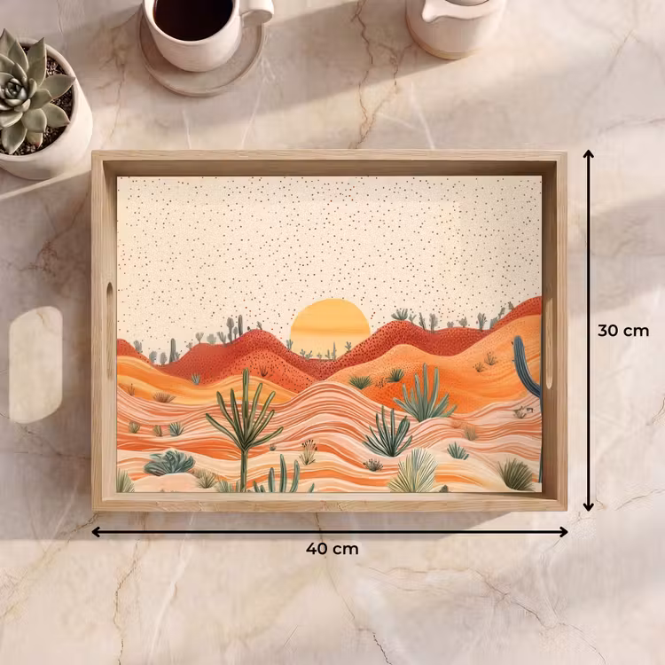 Bandeja - Paisaje - Colinas - Puesta de sol — 7