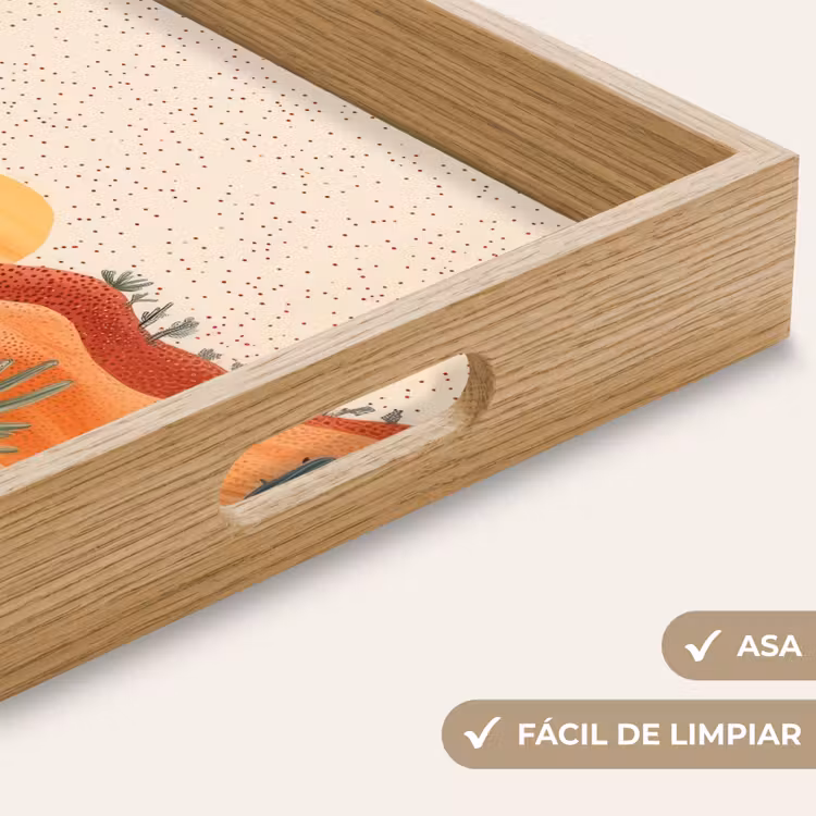Bandeja - Paisaje - Colinas - Puesta de sol — 8