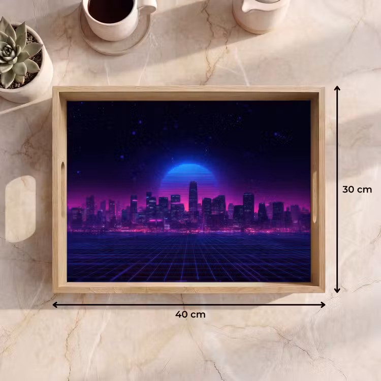 Bandeja - Skyline - Sol - Neón - Cuadrícula — 7