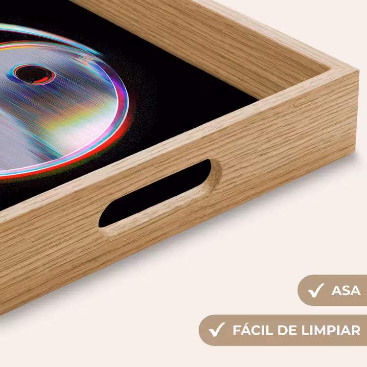 Bandeja - Yin-Yang - Círculo - Arco iris — 8