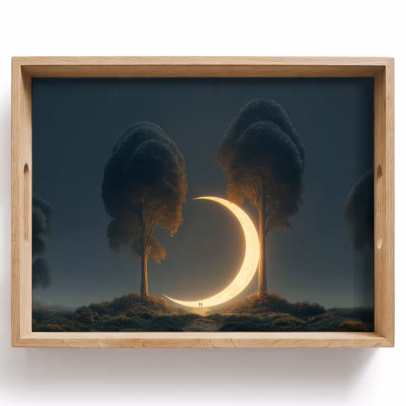 Bandeja - Luna - Árboles - Paseo — 1