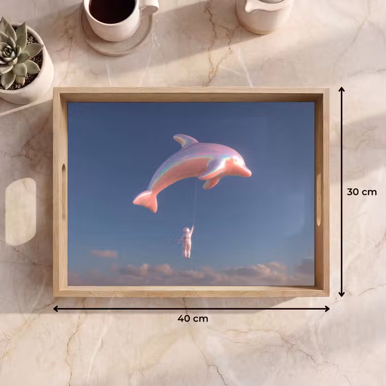Bandeja - Delfín - Rosa - Astronauta — 7