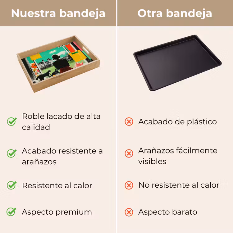 Bandeja - Mujer - Cocina - Gatos - Transparente — 9