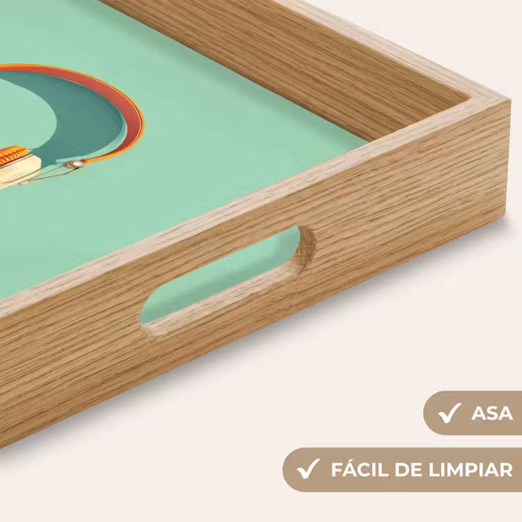 Bandeja - Auriculares - Naranja - Cordón - Minimalista — 8