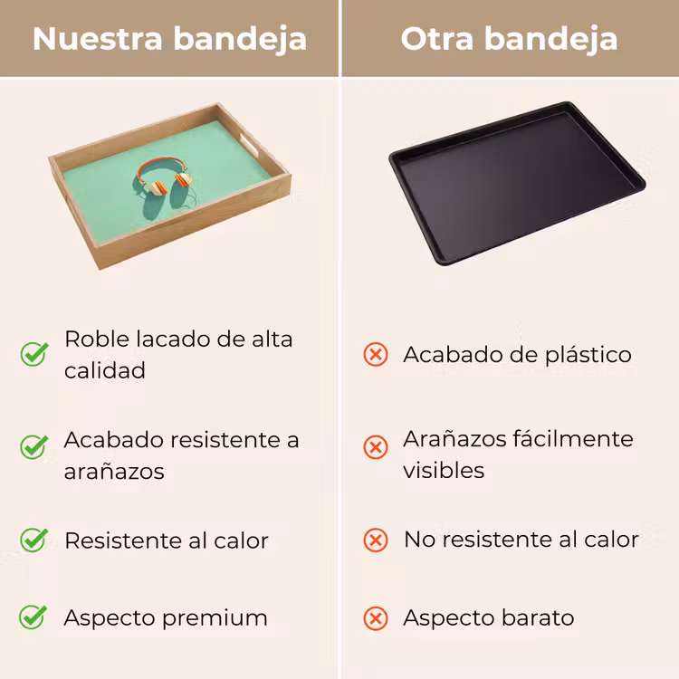 Bandeja - Auriculares - Naranja - Cordón - Minimalista — 9