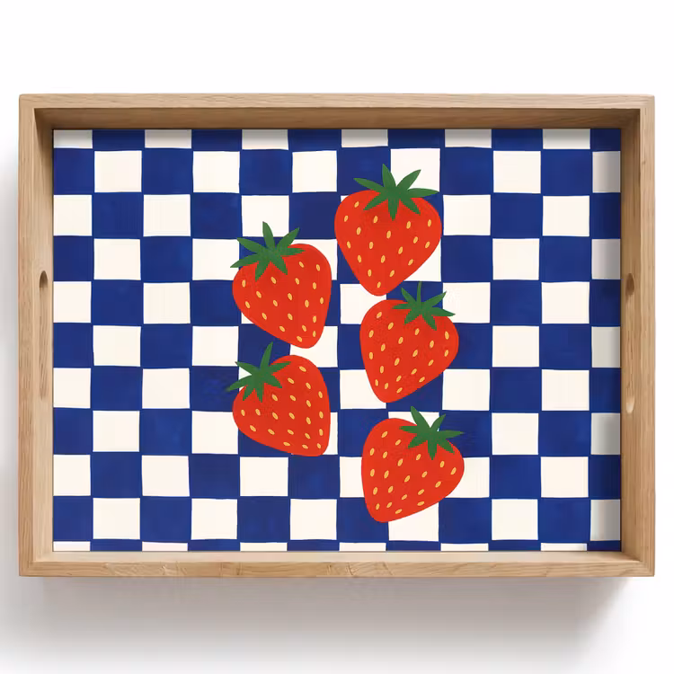 Bandeja - Bloqueado - Azul - Fresa — 1