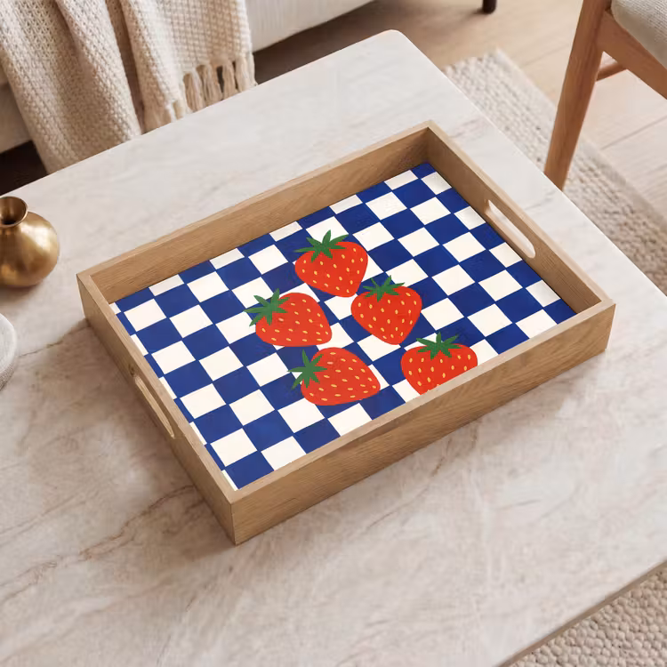 Bandeja - Bloqueado - Azul - Fresa — 2