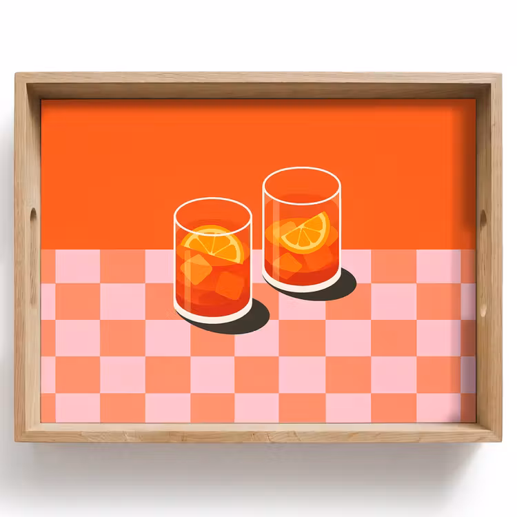 Bandeja - Naranja - Gafas - Naranja — 1