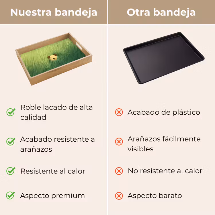 Bandeja - Perro - Hierba - Orejas - Marrón — 9