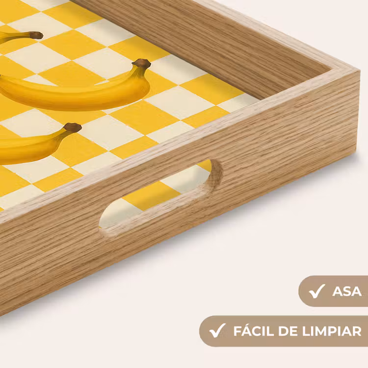 Bandeja - Plátanos - Amarillo - Bloqueado — 8