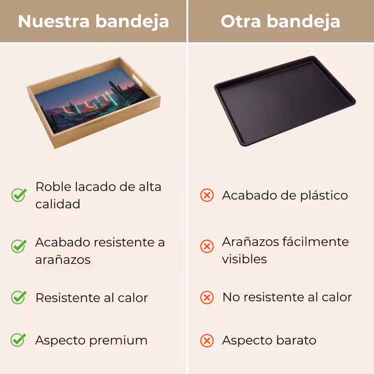 Bandeja - Cactus - Pilares de luz - Puesta de sol — 9