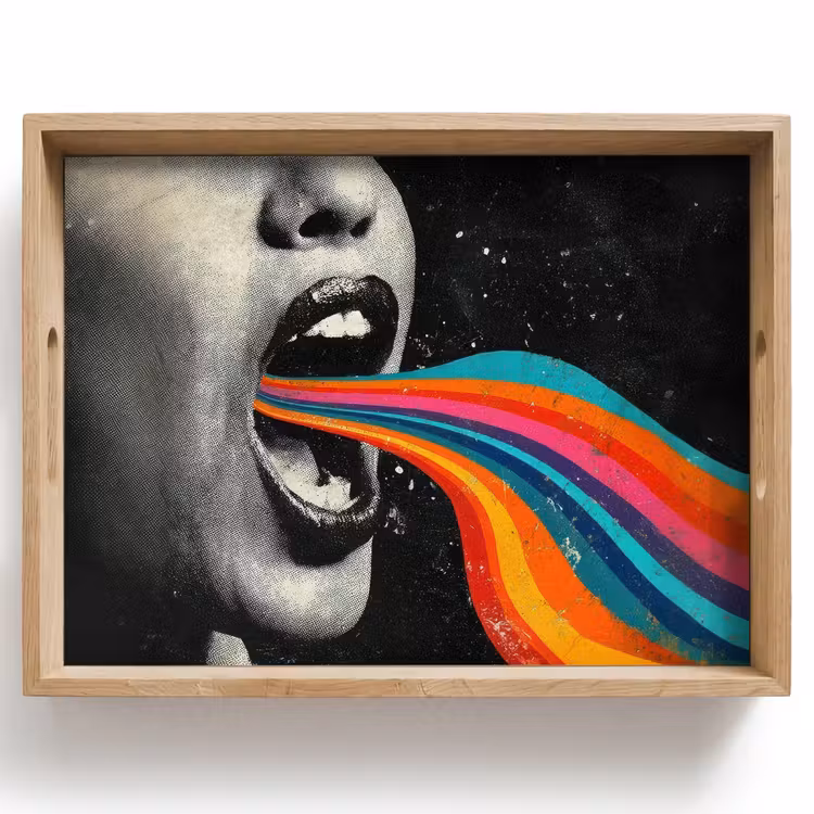 Bandeja - Boca - Olas - Arco iris — 1