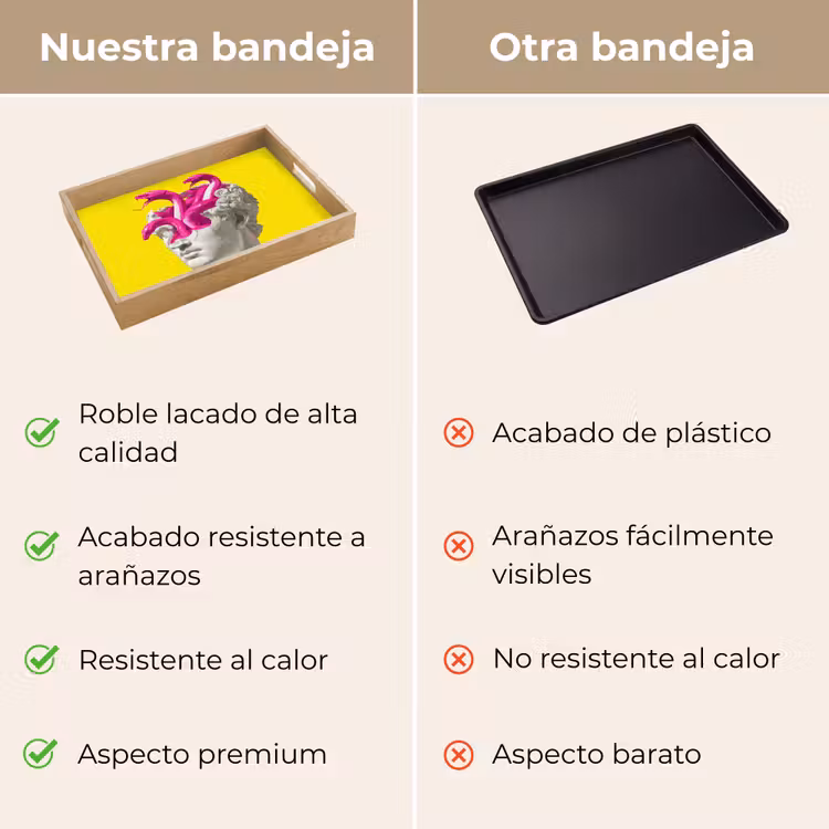 Bandeja - Busto - Serpientes - Amarillo — 9