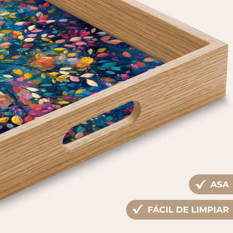 Bandeja - Colorido - Árbol - Mágico - Abstracto — 8