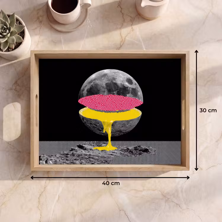 Bandeja - Luna - Amarillo - Rosa - Negro — 7