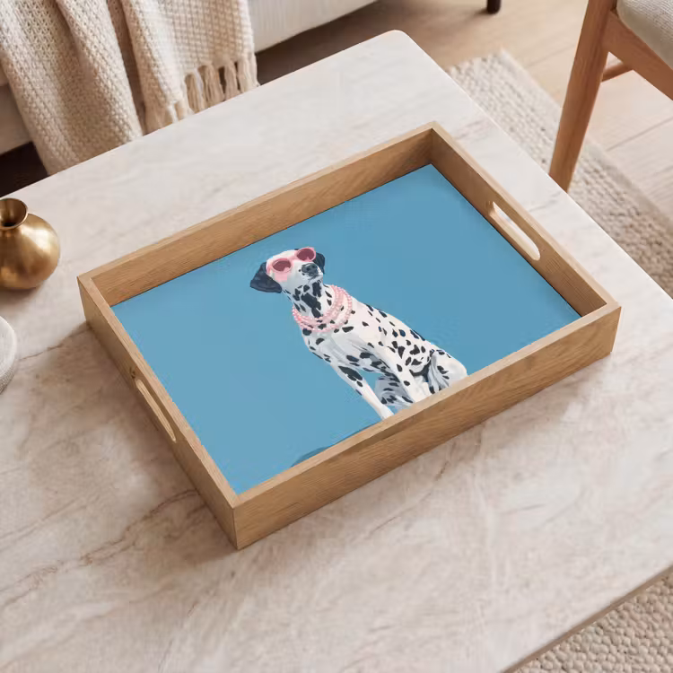 Bandeja - Dalmatian - Gafas de sol - Azul — 2