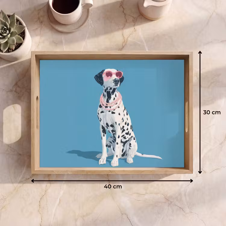Bandeja - Dalmatian - Gafas de sol - Azul — 7