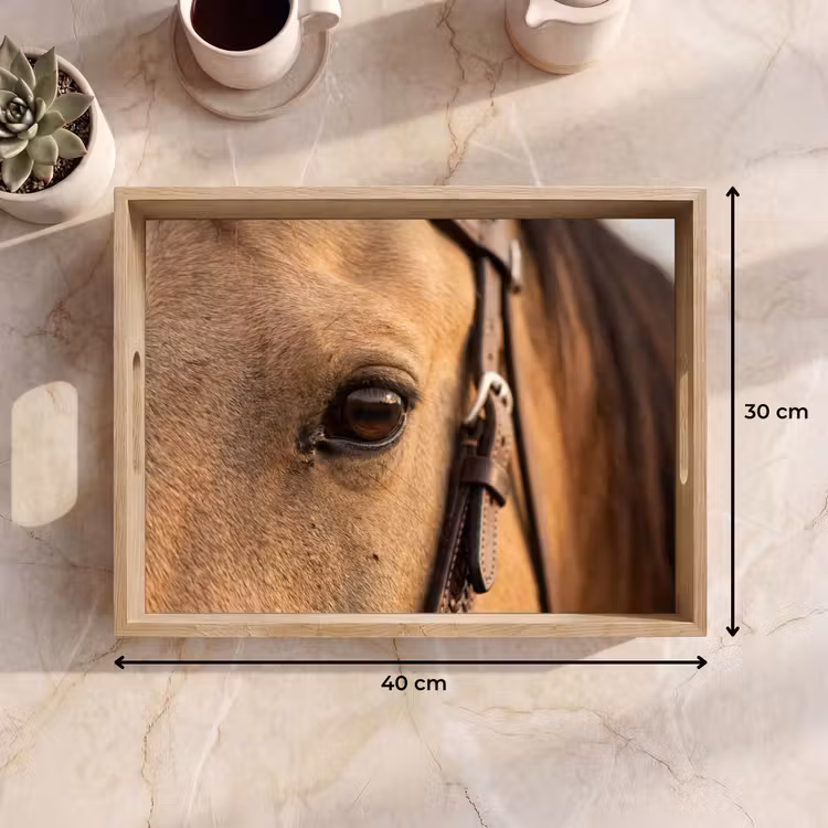 Bandeja - Caballo - Ojo - Marrón — 7
