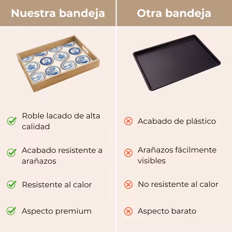 Bandeja - Señales - Árboles - Plantas - Azul — 9