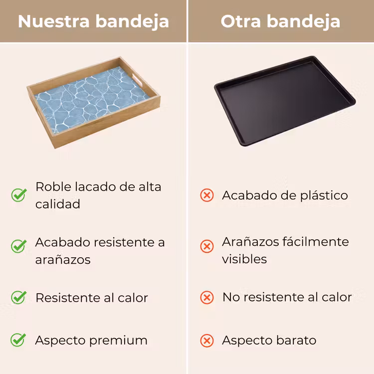 Bandeja - Ecológico - Estampado - Azul — 9