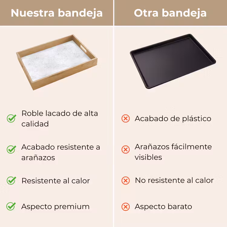 Bandeja - Gris claro - Estructura de hormigón - Sutil — 9