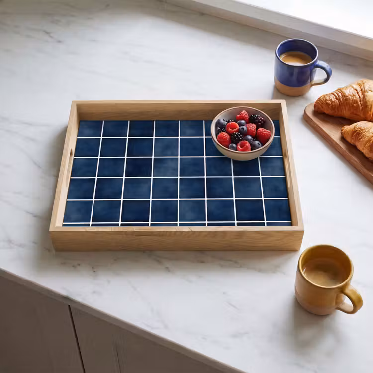 Bandeja - Azulejo - Moderno - Azul — 3