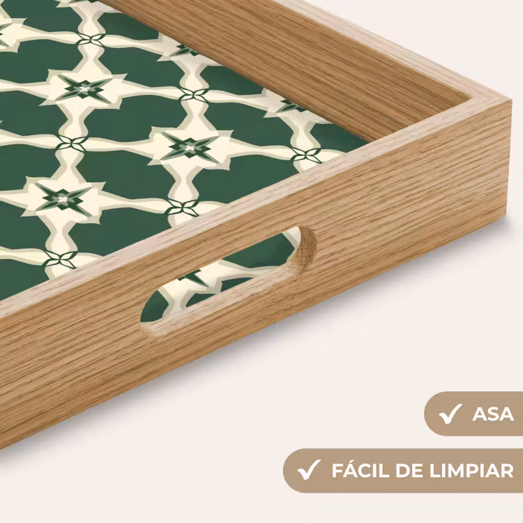 Bandeja - Azulejos - Classic - Verde — 8