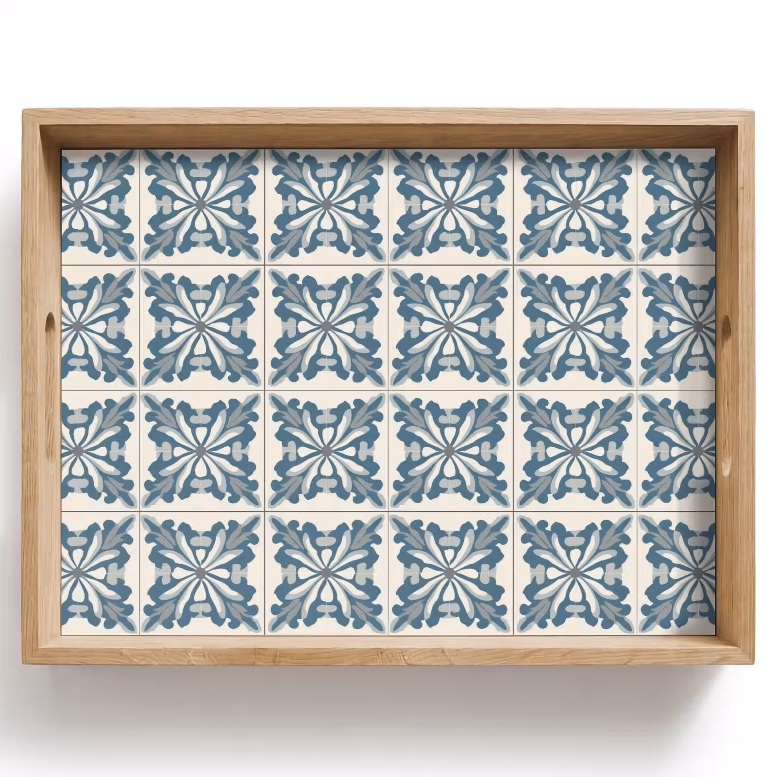 Bandeja - Patrón - Azulejos - Azul — 1