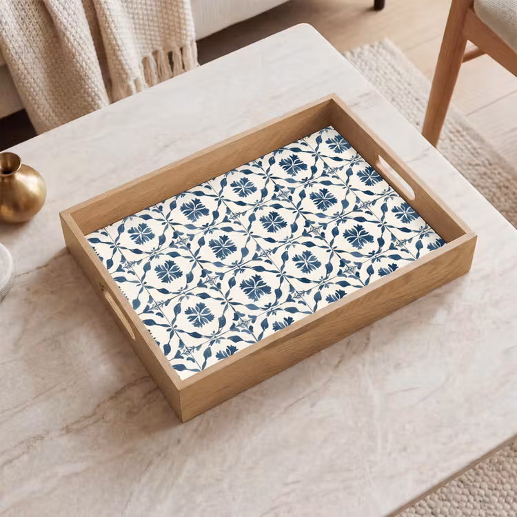 Bandeja - Gráfico - Azulejos - Azul — 2