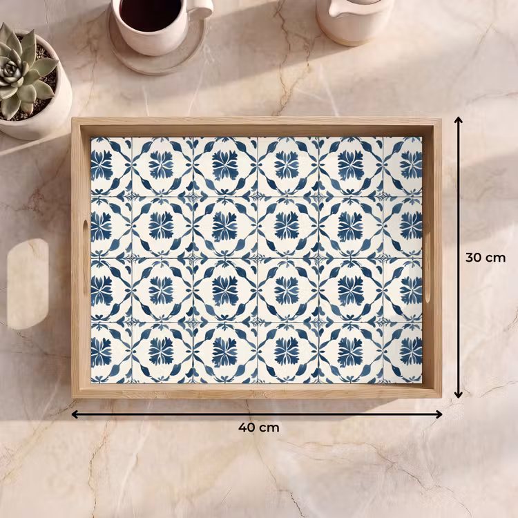 Bandeja - Gráfico - Azulejos - Azul — 7