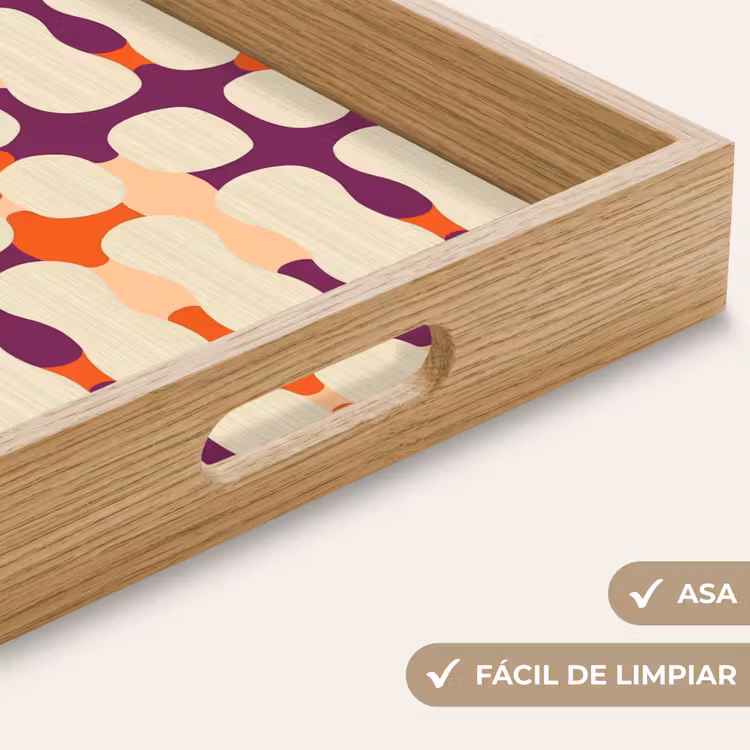 Bandeja - Moderno - Estampado - Colorido — 8
