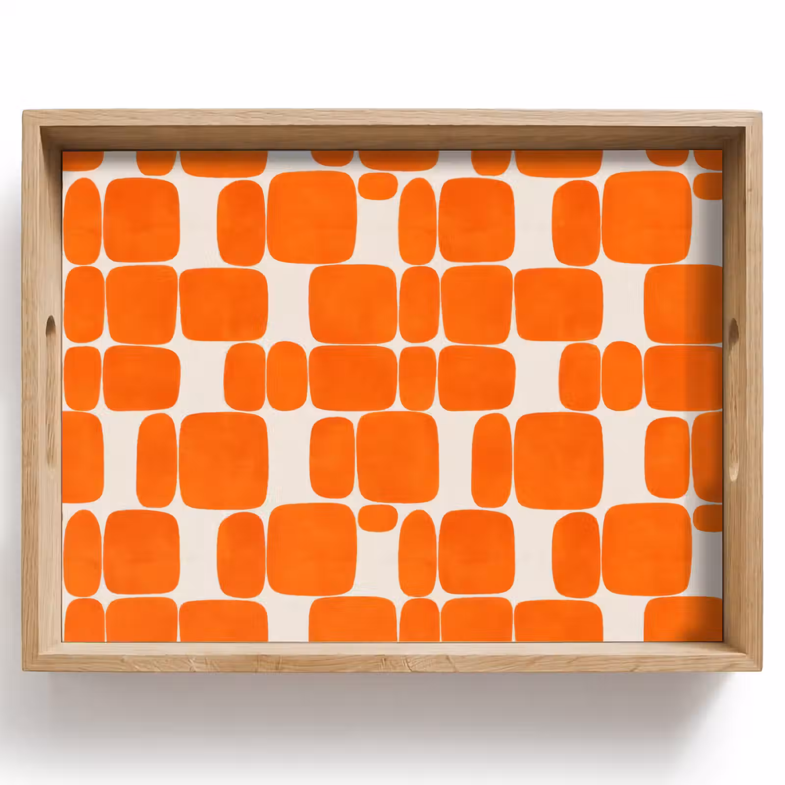 Bandeja - Estampado - Retro - Naranja — 1