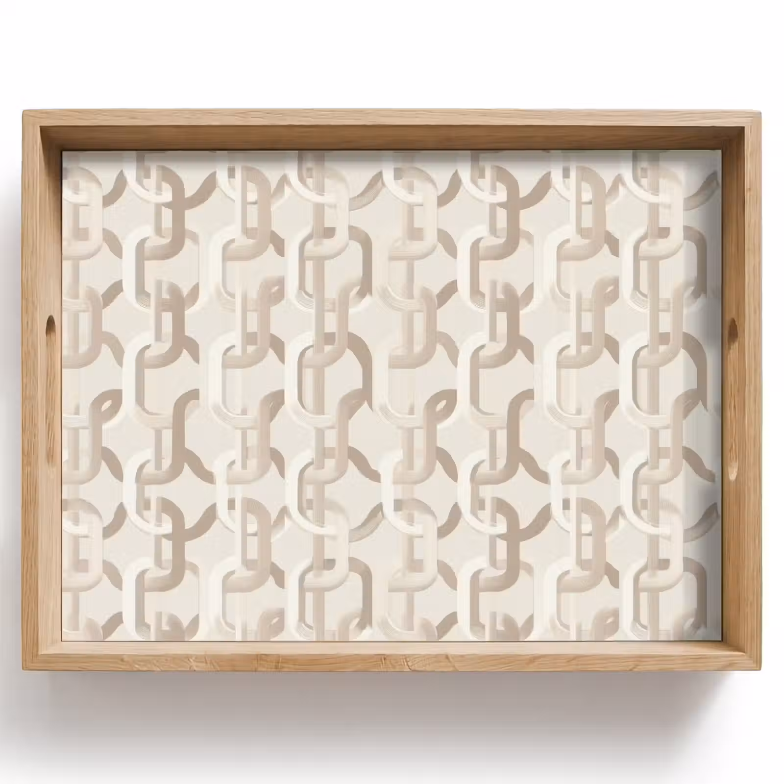Bandeja - Motivo - Abstracto - Beige — 1
