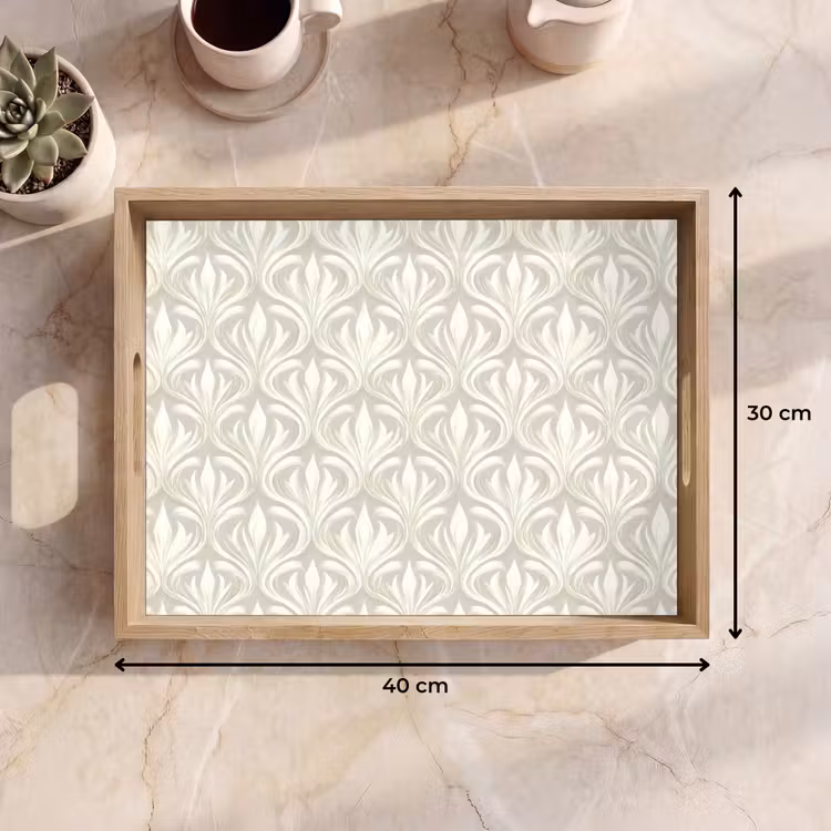 Bandeja - Barroco - Estampado - Beige — 7