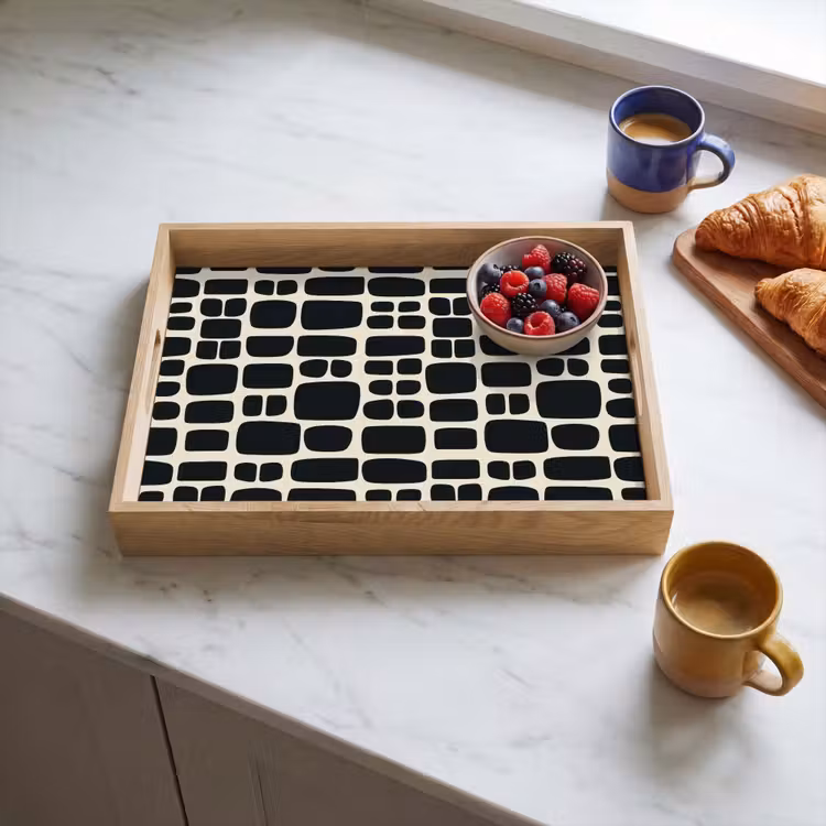 Bandeja - Moderno - Ecológico - Negro — 3