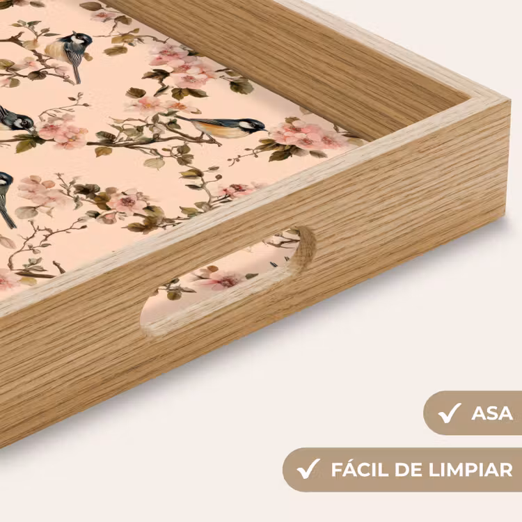 Bandeja - Blossom - Carbonero - Rosa — 8