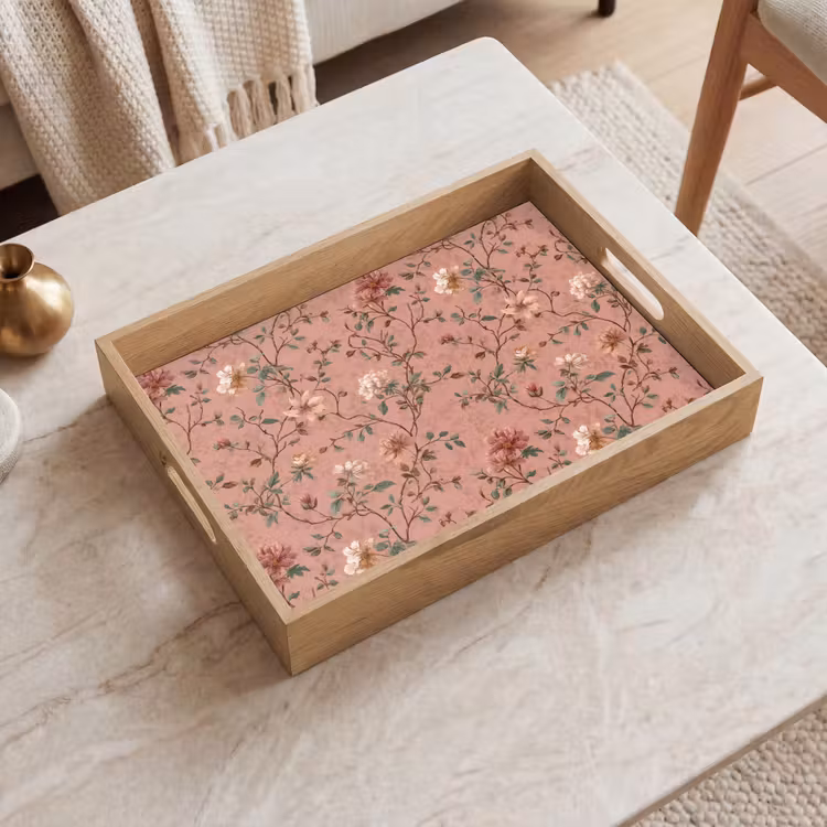 Bandeja - Botánico - Flores - Rosa — 2