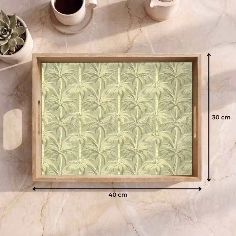 Bandeja - Bosque de palmeras - Tropical - Verde — 7