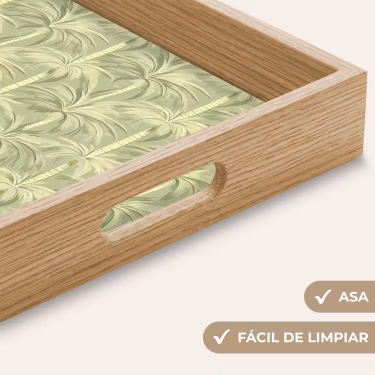 Bandeja - Bosque de palmeras - Tropical - Verde — 8