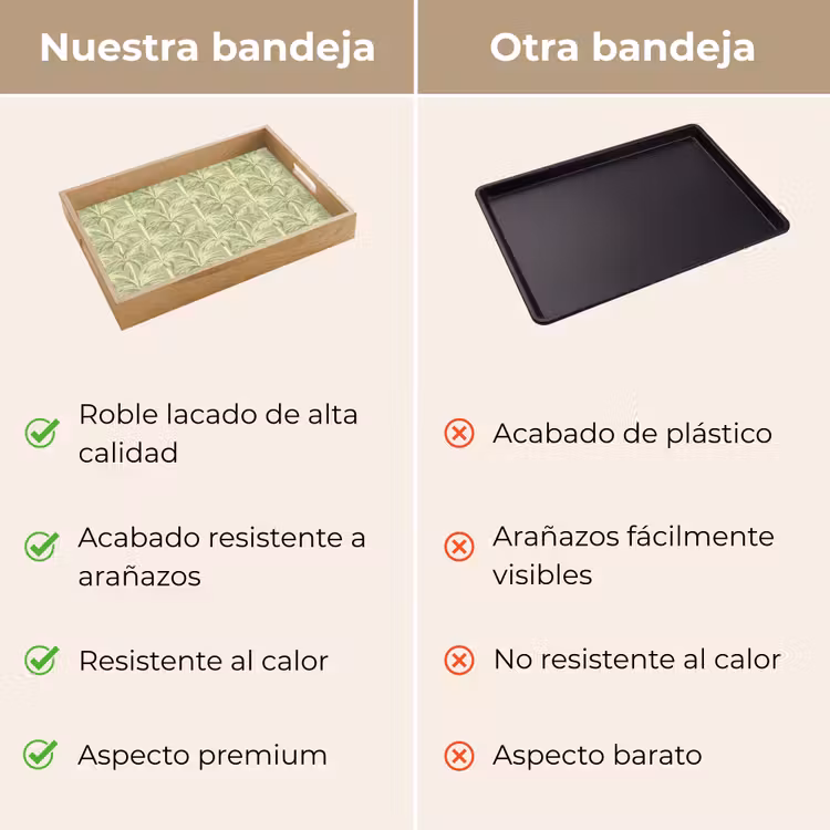 Bandeja - Bosque de palmeras - Tropical - Verde — 9